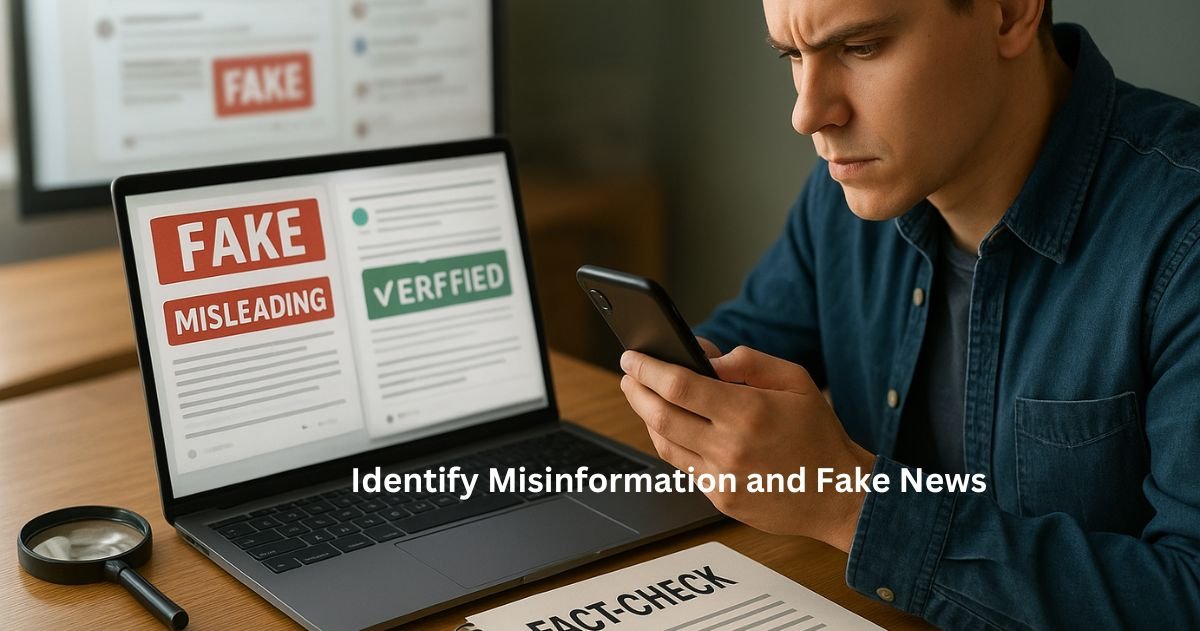 HOW TO IDENTIFY ONLINE MISINFORMATION AND FAKE NEWS – keducatebd