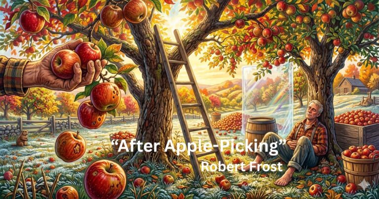 “After Apple-Picking” Robert Frost