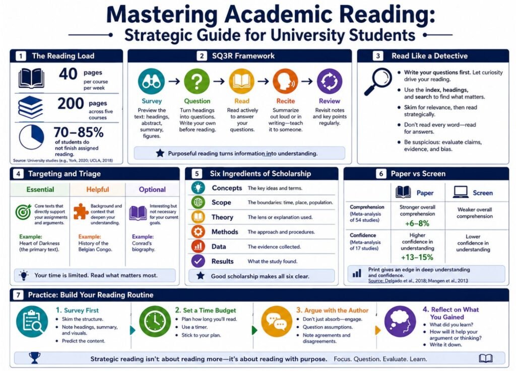 Academic Reading: Strategic SQ3R Techniques to Read Less and Understand More 3 Mastering academic Writing info.jog