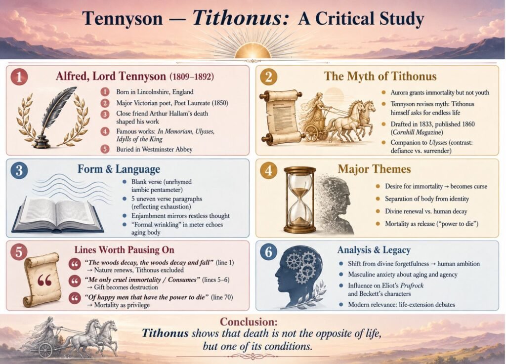 Tithonus critical Study info